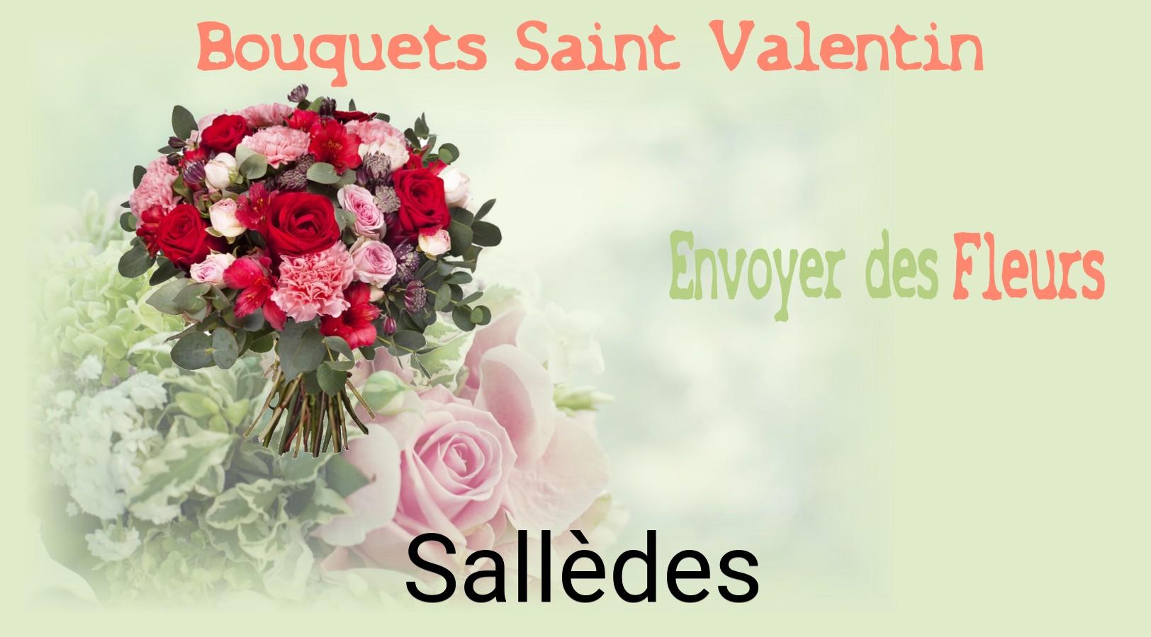 Roses de Saint-Valentin livrées à Sallèdes
